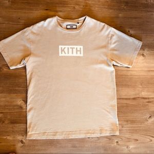 Kith “Sand” box logo tee